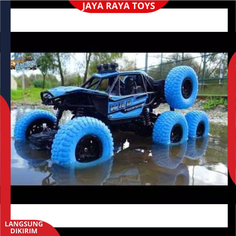 MAINAN MOBIL REMOT CONTROL 4WD 8 RODA SKALA 1:18 MOTION RC CAR CLIMBING CAR BATERAI CAS TERBARU