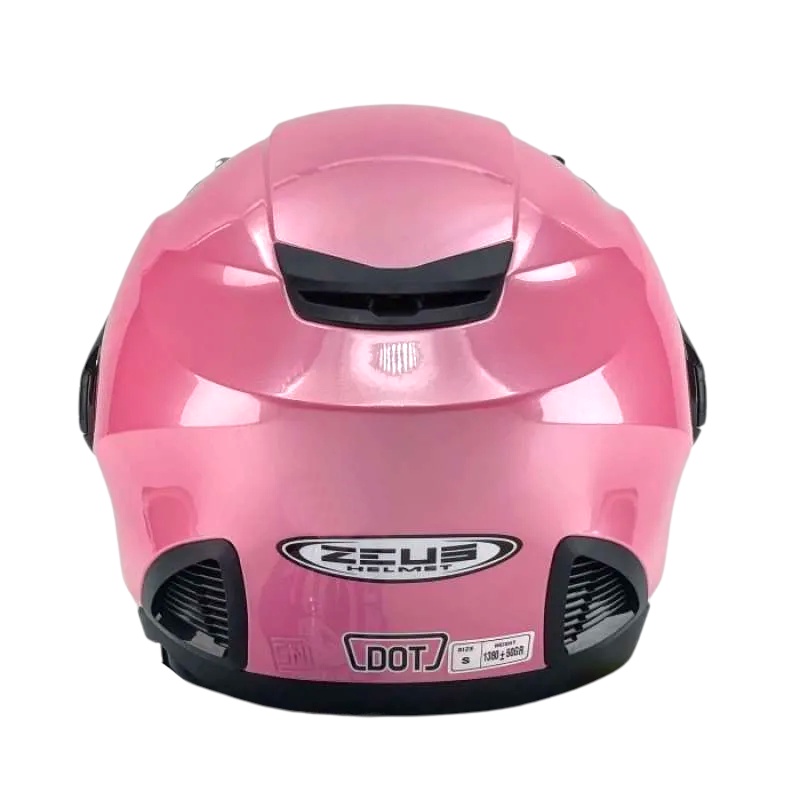 Helm Zeus ZS611 Solid Pink Glossy | Zeus ZS 611 Double Visor