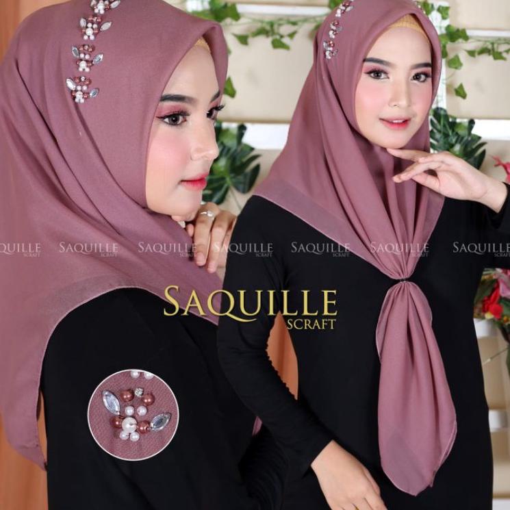 segiempat Payet Bella Squere /Segiempat Bando /Kerudung wanita/Jilbab Segiempat/Hijab [RW.18De22d]