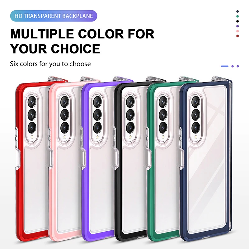 Case Samsung Galaxy Z 4 5G Softcase HD COLORFULL Case Casing Hp Samsung Galaxy Z Fold 4 5G