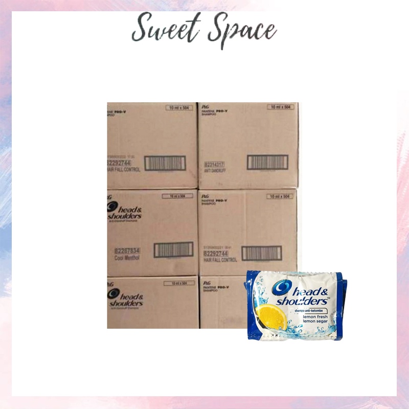 SHAMPOO HEAD&amp;SHOULDERS SACHET 1 DUS = 504 PCS [SWEETSPACE]