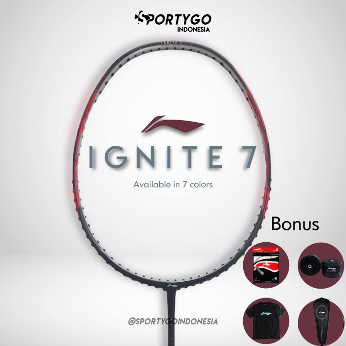 Raket Raket Badminton Lining Ignite 7 Original