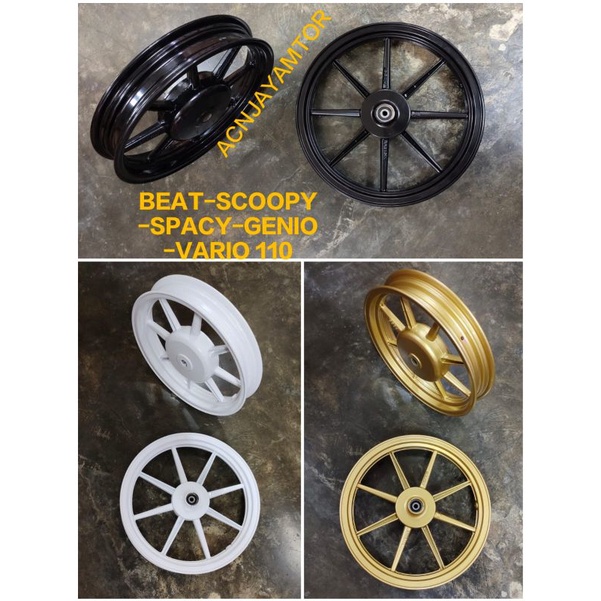 VELG/PELAK PELEK V ROSSI PALANG 8 LURUS COMET BEAT KARBU/FI/ESP/STREAT SCOOPY SPACY VARIO 110 GENIO 