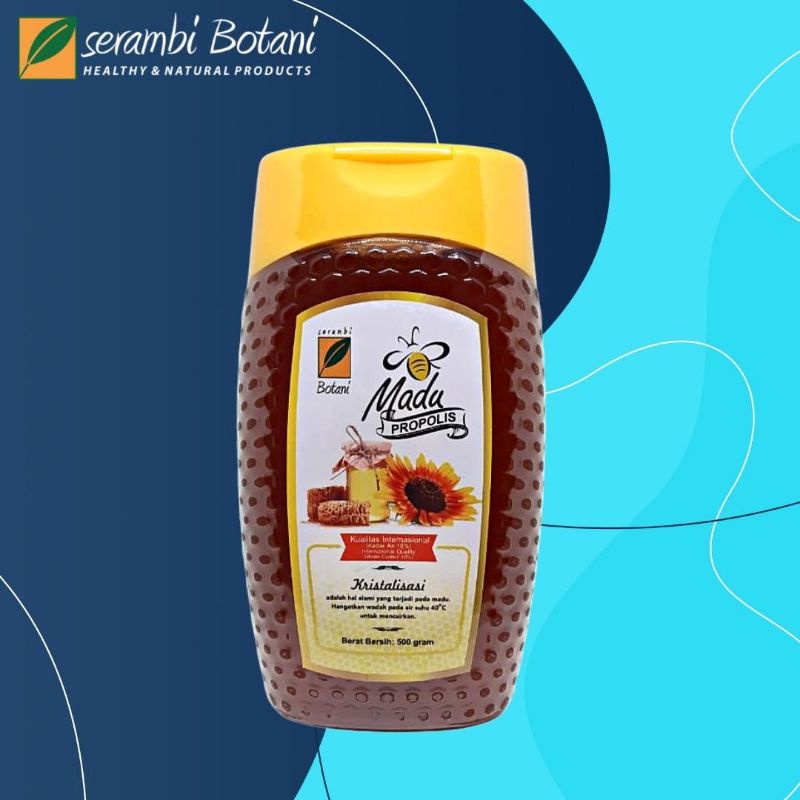 

Madu Propolis Asli Murni 500gr Standar Internasional Serambi Botani
