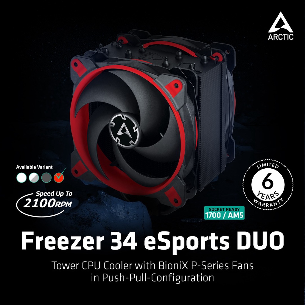 CPU Cooler ARCTIC Freezer 34 eSports DUO