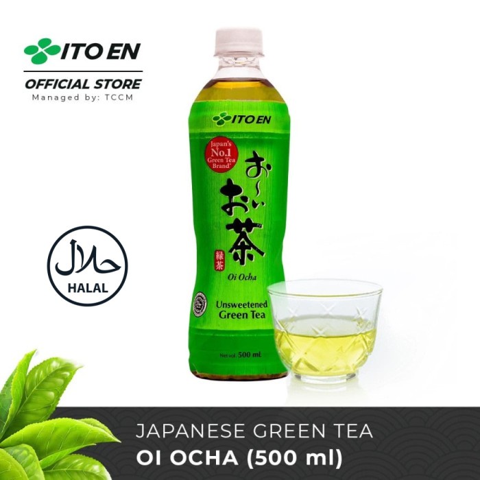 

READY-TO-DRINK-SIAP-MINUM- ITO EN OI OCHA UNSWEETENED TEH HIJAU JEPANG 500ML NO SUGAR - 24 PCS