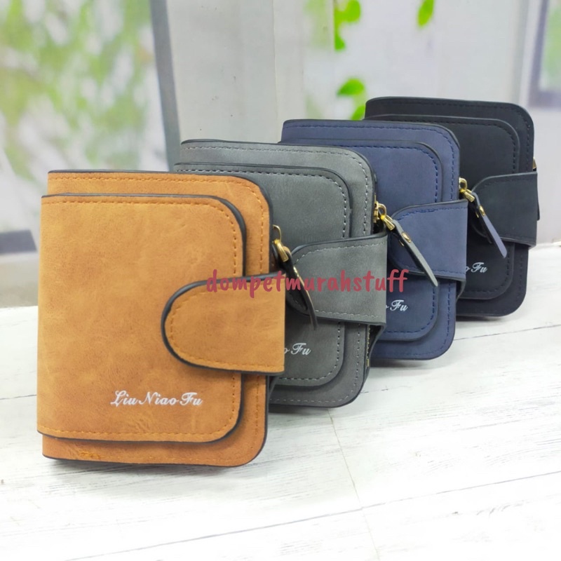 COD DOMPET WANITA KECIL/MINI KANCING RESLETING