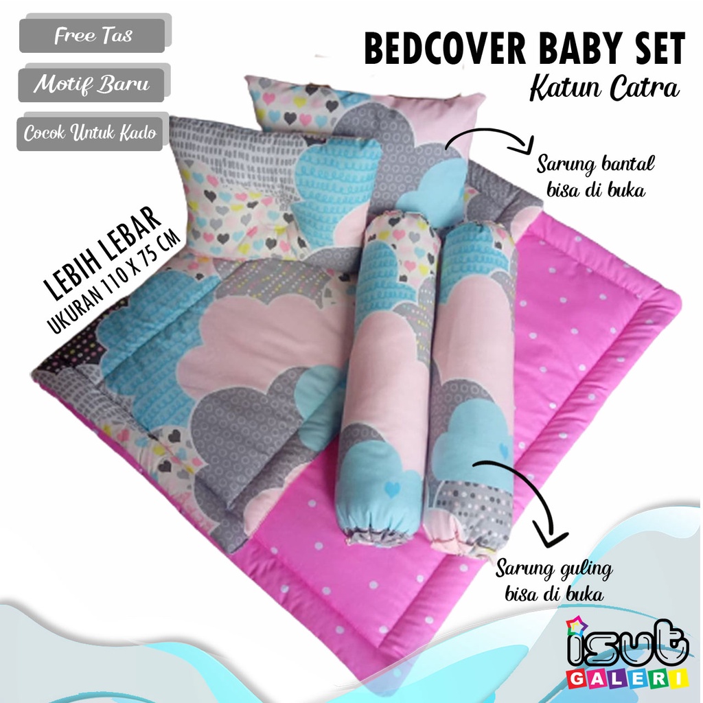 CLOUDS DREAM BEDCOVER BAYI SET / MATRAS MULTIFUNGSI