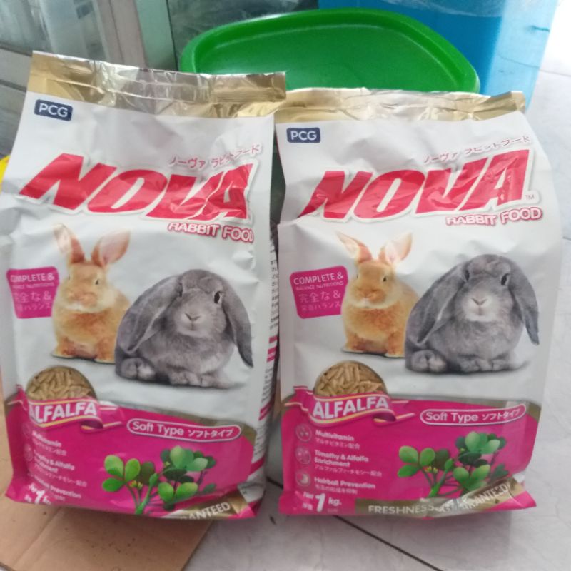 pelet nova kelinci 1 kg alfafa