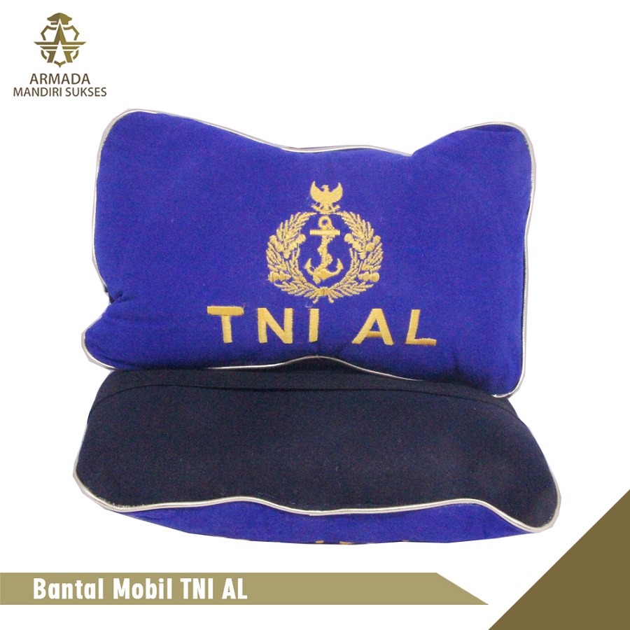 Bantal Mobil TNI AL - Bantal Leher TNI AL