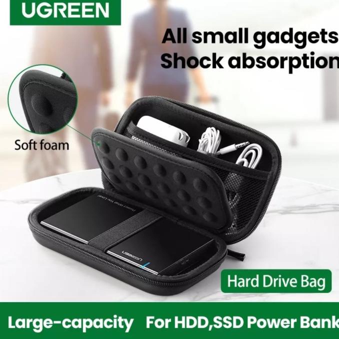 Ugreen Case Storage Hardisk Powerbank - Ugreen Hard Case Eva Gadget