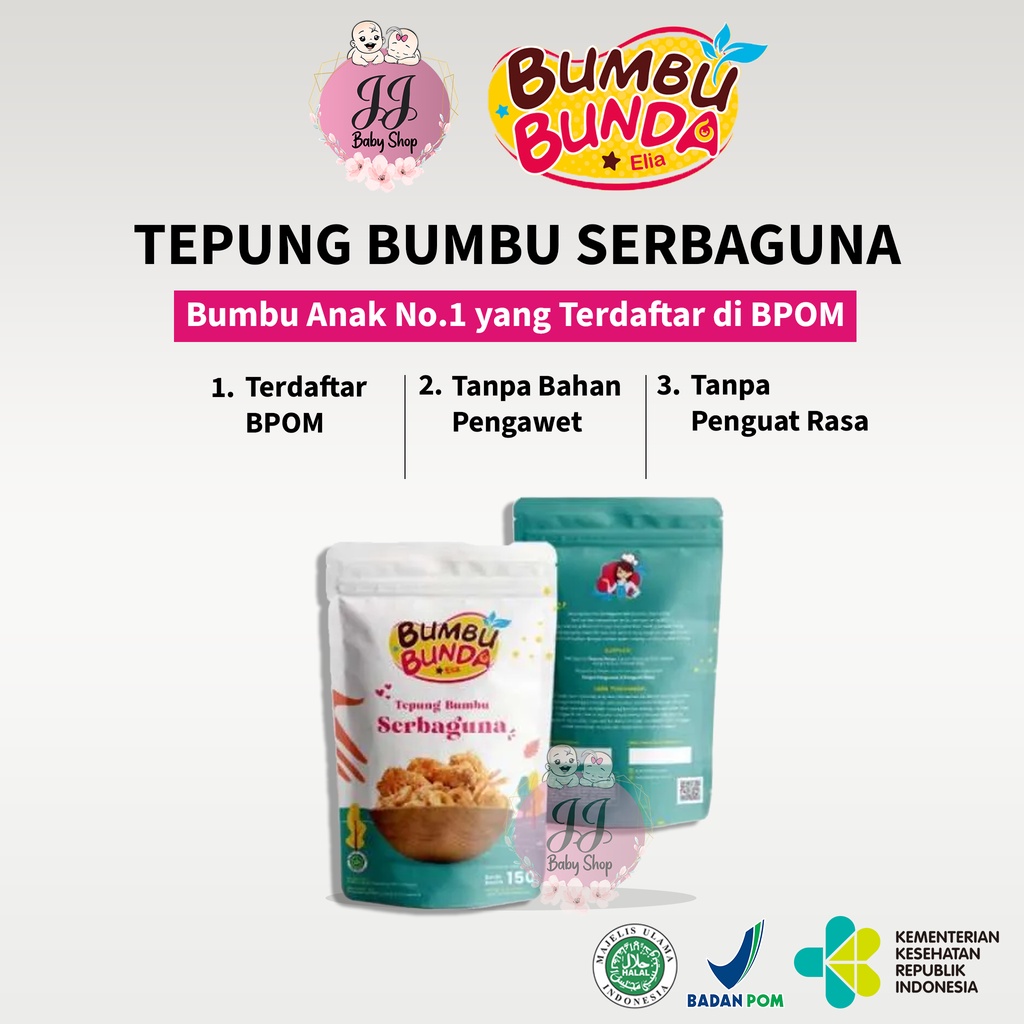 

Bumbu Bunda Tepung Bumbu Serbaguna by Elia 150gr