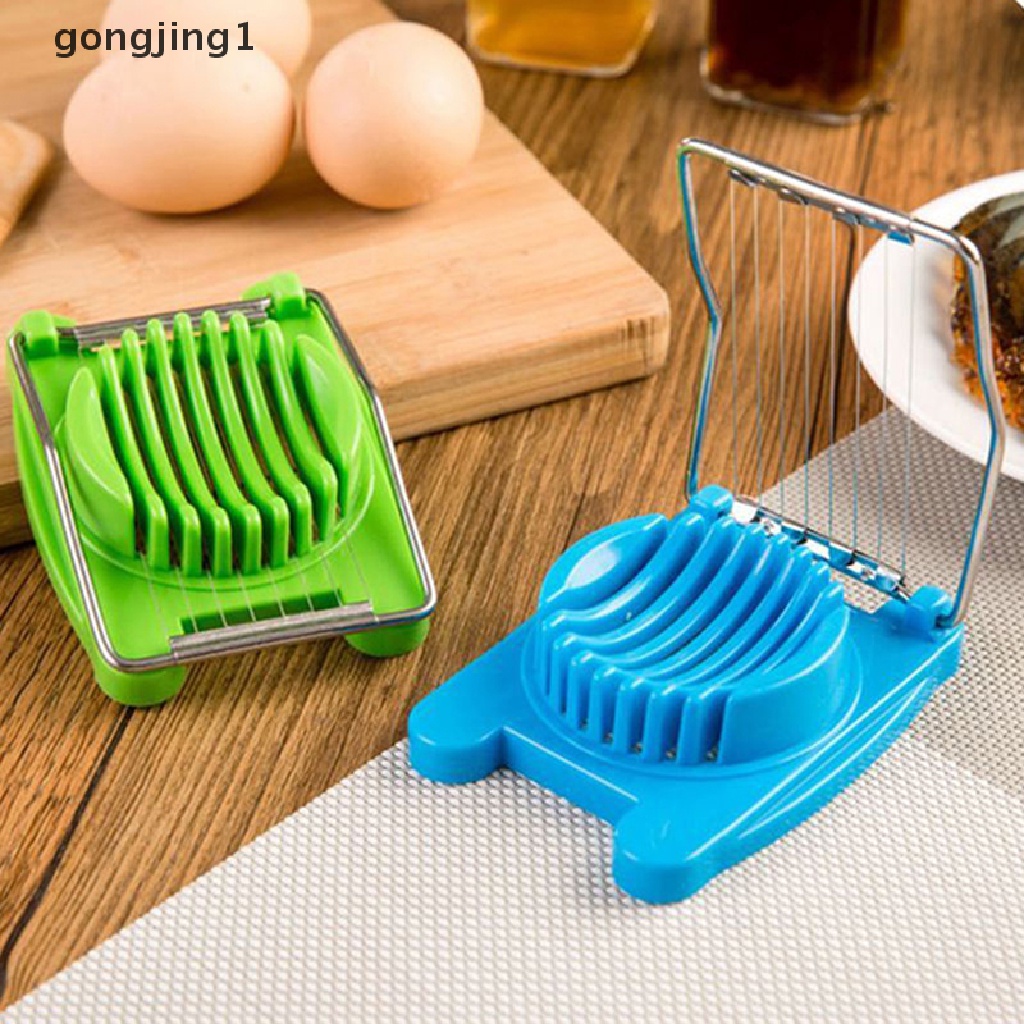 Ggg Alat Pemotong Pengiris Telur Rebus Stainless Steel Egg Slicer Cutter Jamur Tomat Dapur Chopper ID