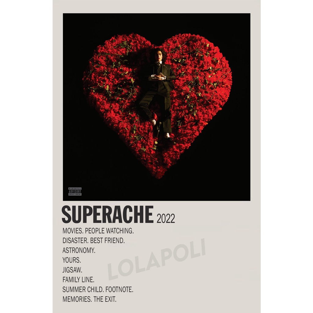 Poster Cover Album Superache - Conan Gray