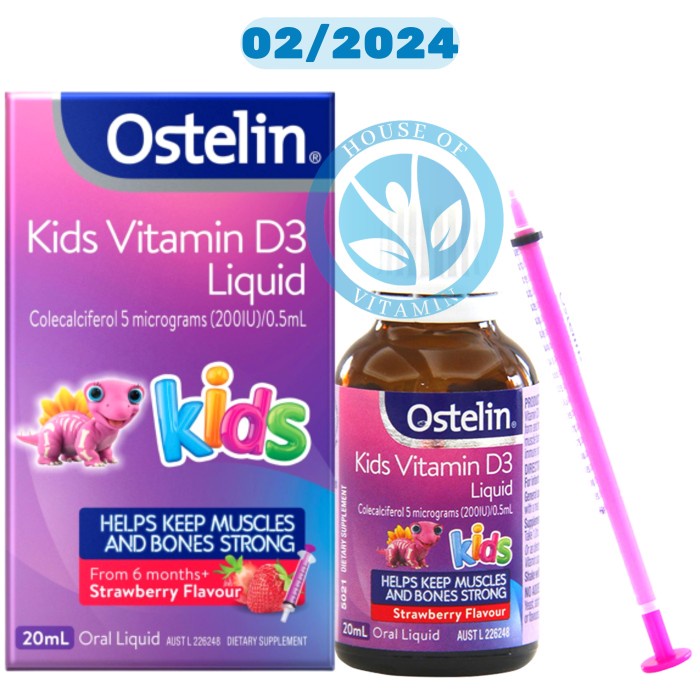 Ostelin Kids Calcium & Vitamin D3 90 Chewable Tablets / Calcium D