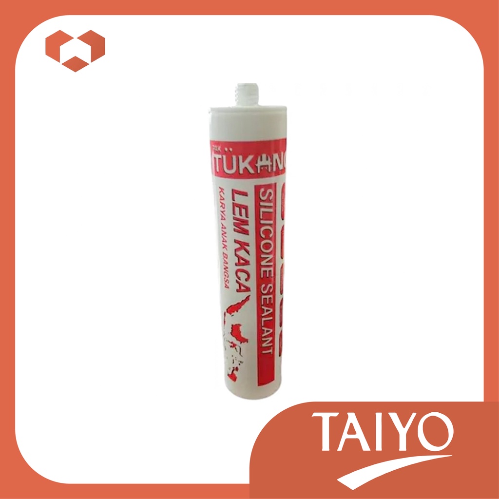 Lem Sealent Clear Hitam Putih | Lem Kaca Lem Silicone Pak Tukang  | Lem Kaca | Lem Aquarium