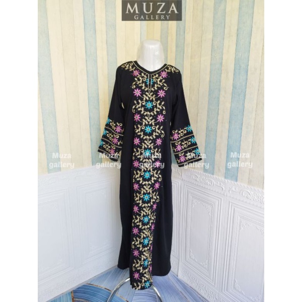 MUZA ABAYA HITAM ABAYA TURKEY 1301