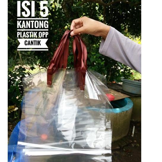 

(P-3&E✓) Plastik opp buket 5pc sudah ada pita pegangan siap dikirim