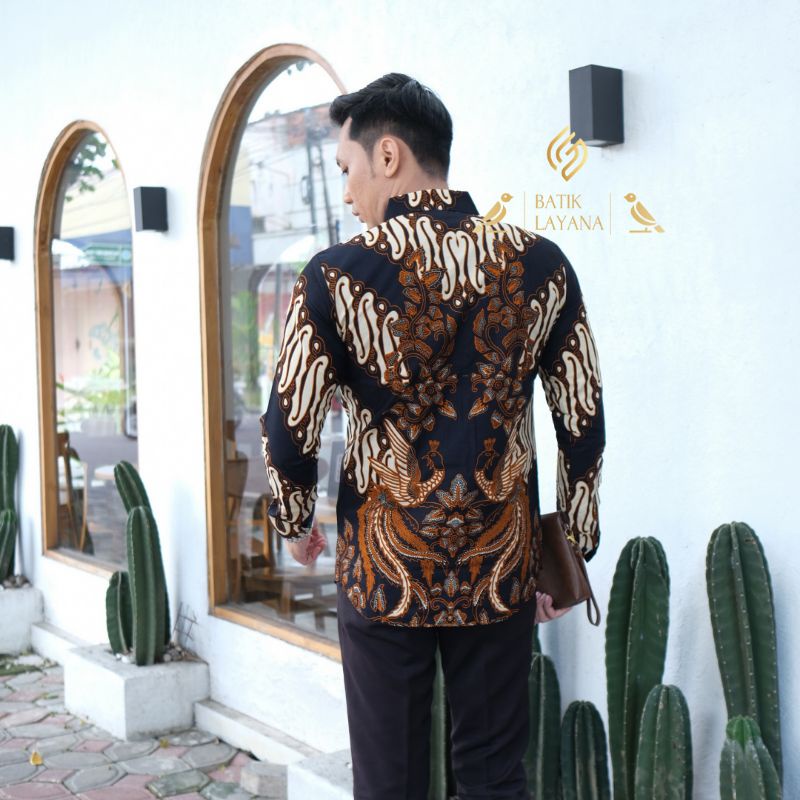 Kemeja Batik Kusuma Slimfit Lengan Panjang