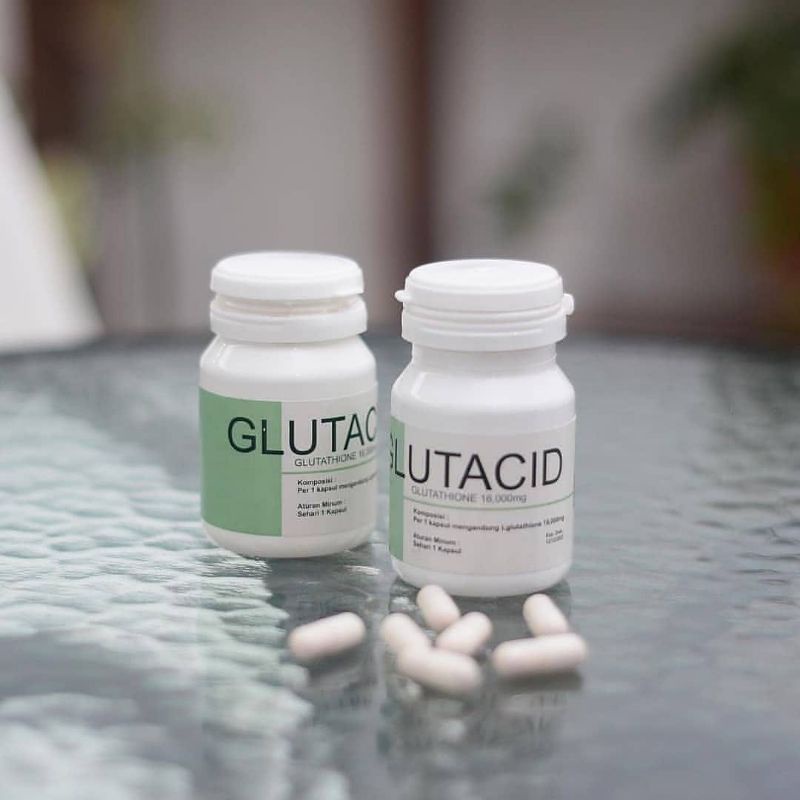 Glutacid (isi 30 kapsul) whitening BPOM dijamin ORI