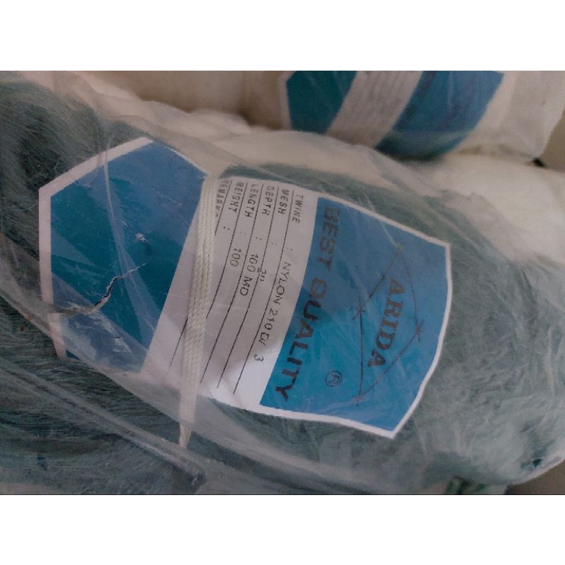 jaring nylon arida 2 inchi D3 100x100 biru