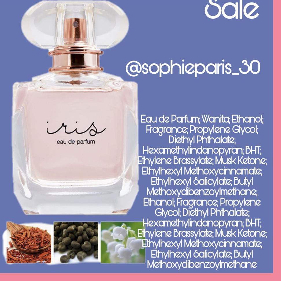 ((Kode)-U76Y♥) PARFUM WANITA SOPHIE MARTIN PARIS EDP IRIS EAU DE PERFUME SWP8 PARFUME 50ML top produ