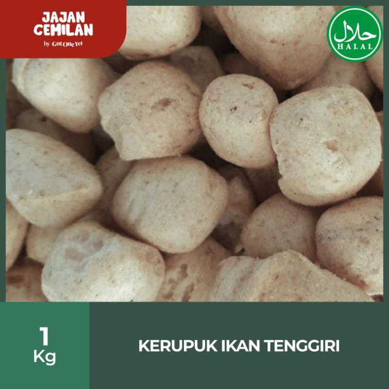 

[1KG] KERUPUK IKAN TENGGIRI / SNACK CEMILAN