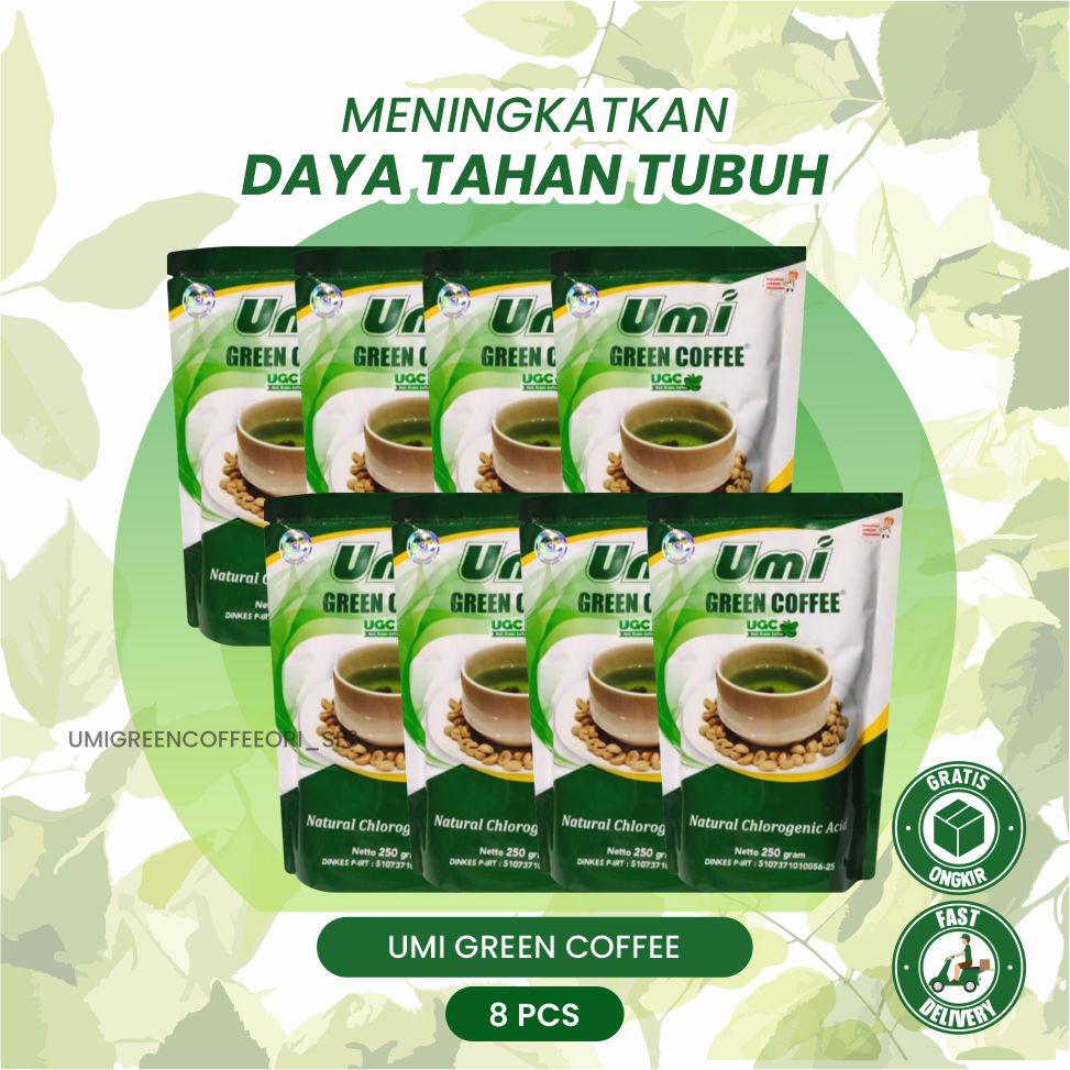 

umi green coffee detox kesehatan original isi 8 pcs