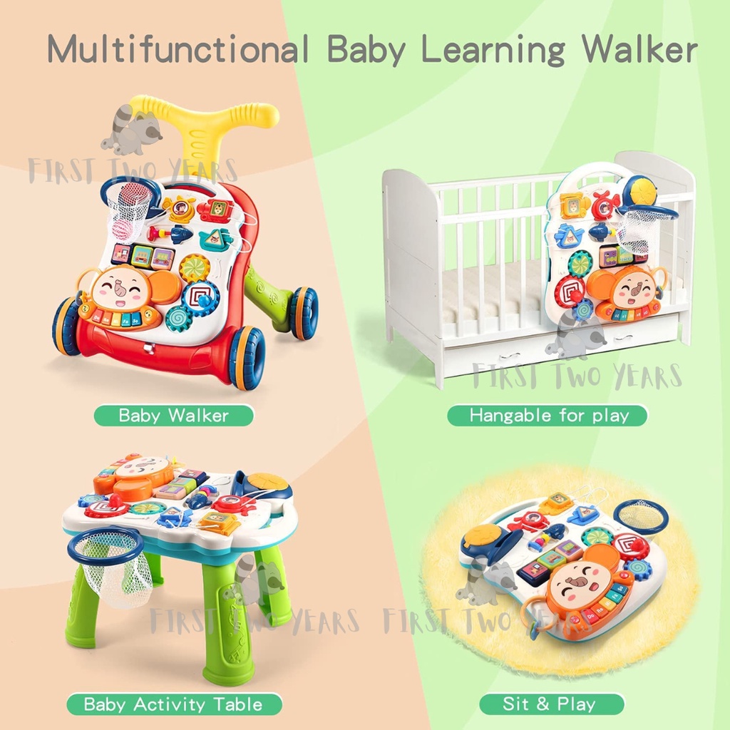 Right Start - 5 in 1 Musical Activity Baby Push Walker / Mainan Musikal Edukasi 565758