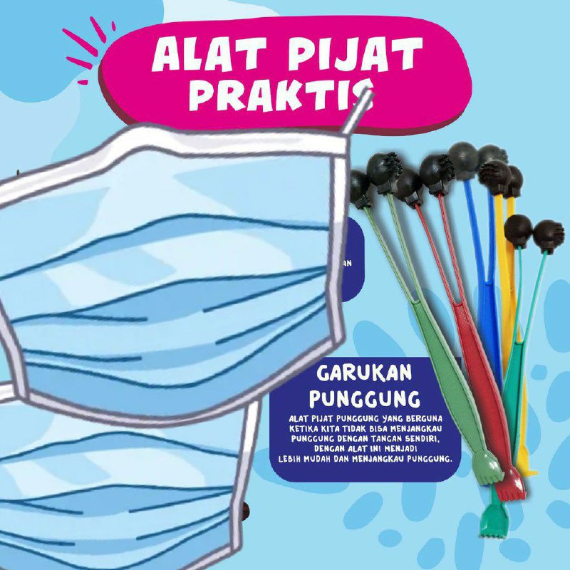 COD - SM88 - Penggaruk Punggung Dan Alat Pijat Badan Garukan Alat Garuk Pundak Pijit Belakang Badan Gatal