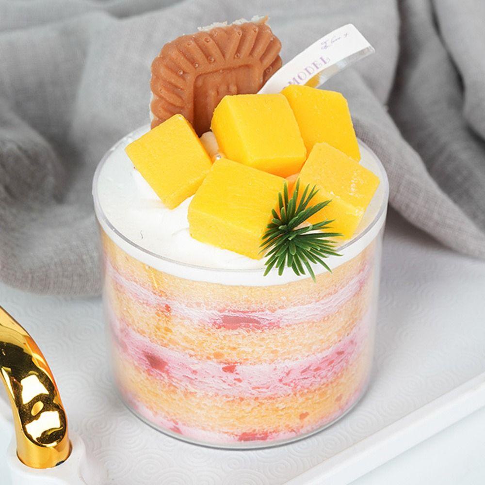 Chookyy Buah Artificial Cupcake Mainan Etalase Toko Ornamen Dekorasi Desktop Model Dessert Makanan