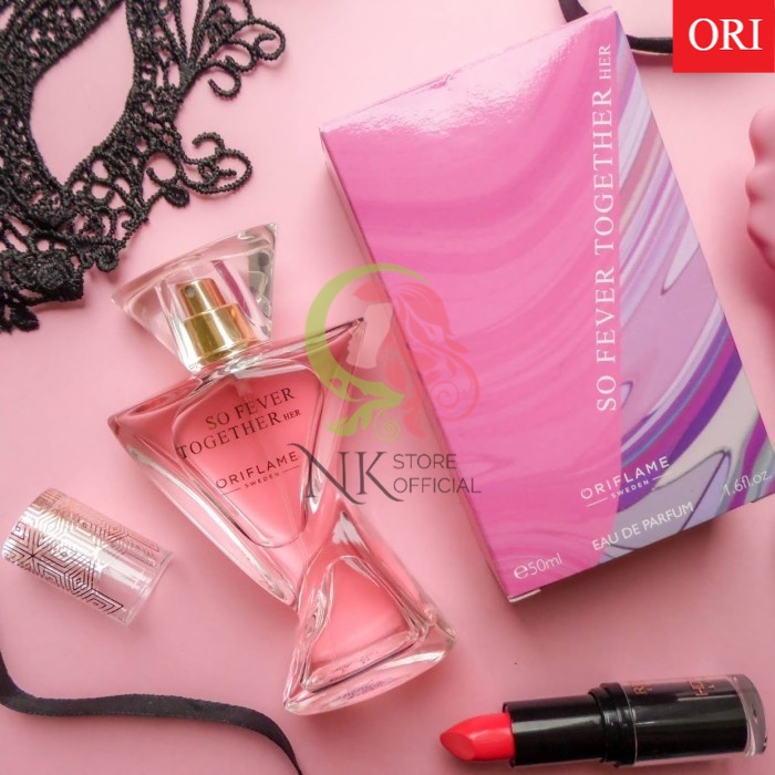 [BIG SALE] SS.MAKA 3ml 5ml 8ml 10ml 50ml 75ml 100ml Parfum Oriflame  So Fever Together For Her EDT  