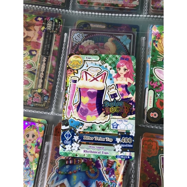 Kartu Aikatsu Rare Bitter Twins Top Swing Rock Gemini Zodiak Consellation Satuan Rare Langka Seira O
