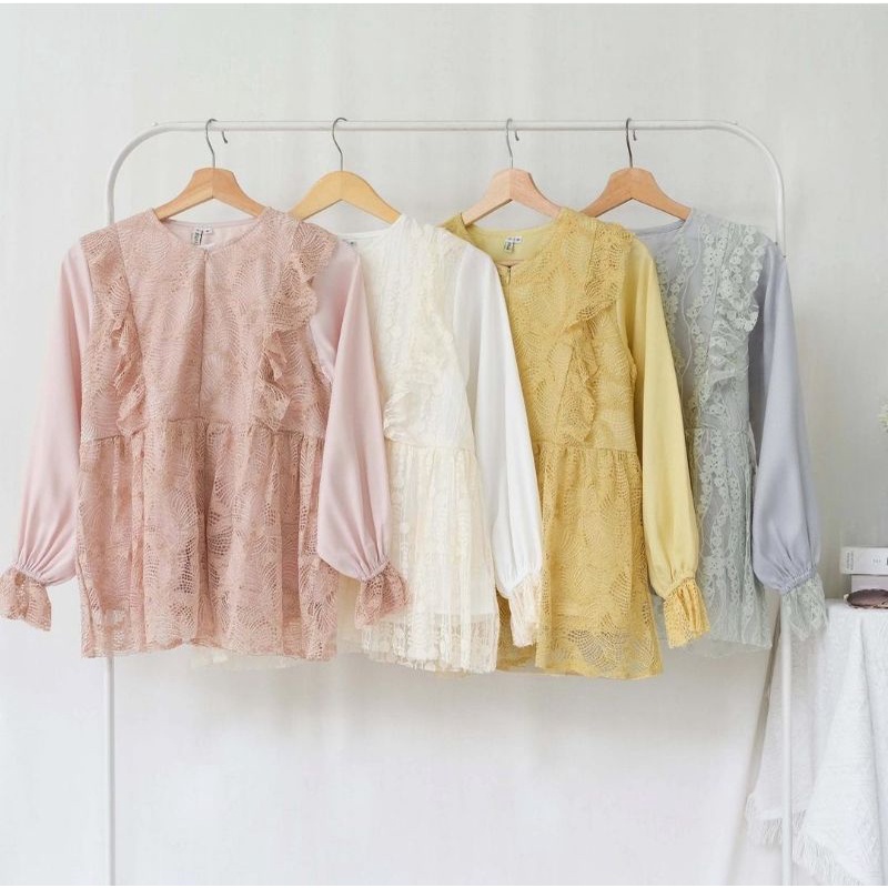 CHERRY BLOUSE SELENA BLOUSE  BY VANILLA HIJAB