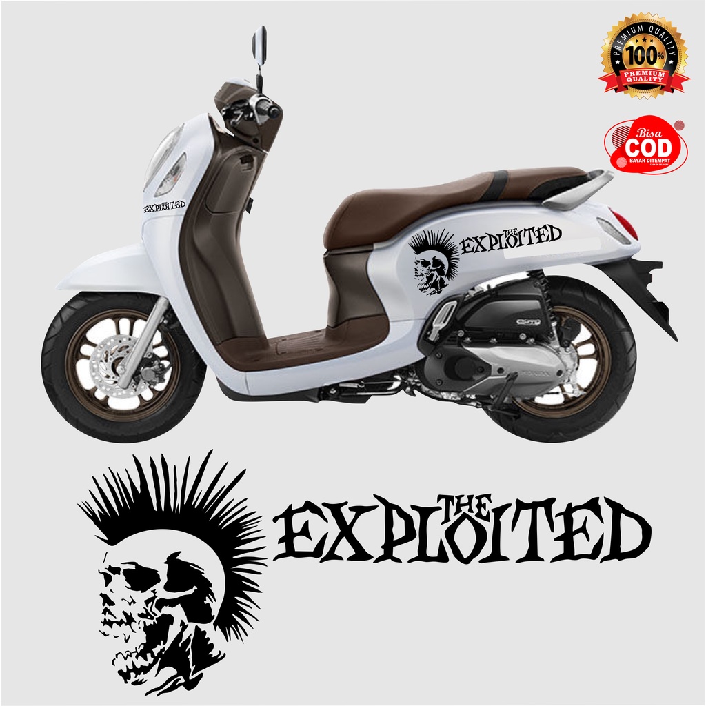 STICKER SCOOPY THE EXPLOITED 2019 - 2020 STRIPING CUTTING KEREN