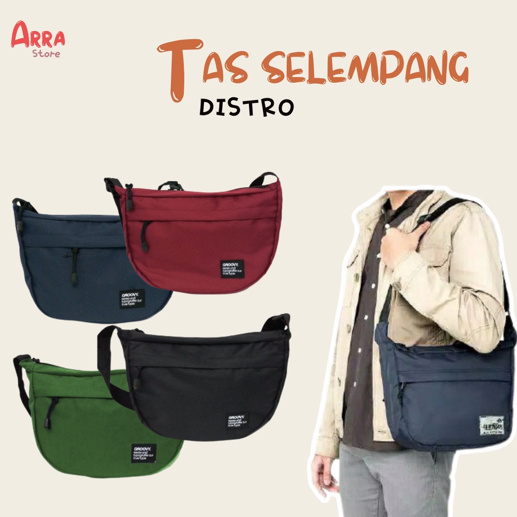 Tas Selempang Kerja Pria Wanita Groovy Pushop Distro Besar