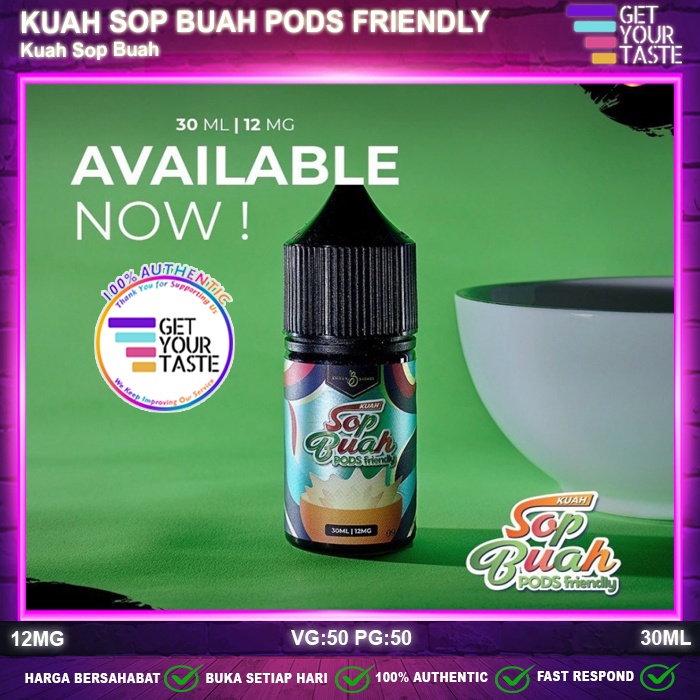 Liquid Emkay Kuah Sop Buah Pods Friendly 30ML Salt by Emkay x CMW