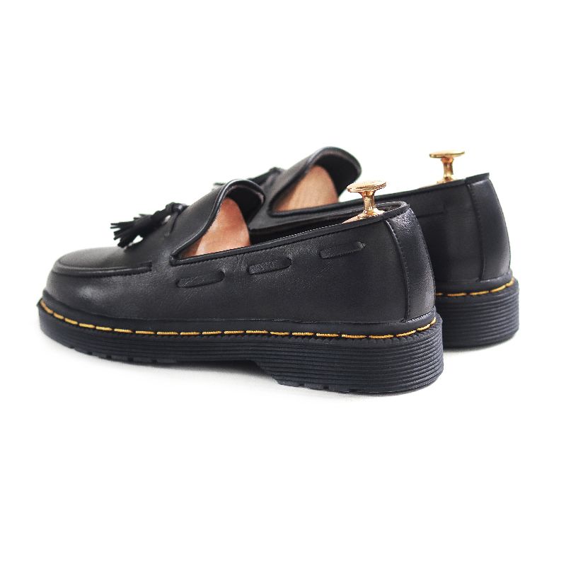 Sepatu Loafers Pria Docmart Formal Pantofel Kerja Pria Kulit Pu Kuliah Kantor