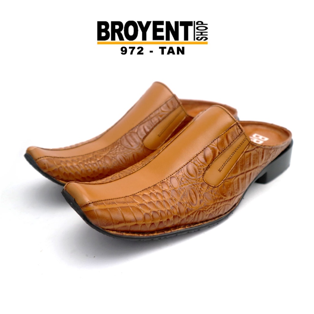 Sepatu Sandal Pria Bustong Kulit Asli 972