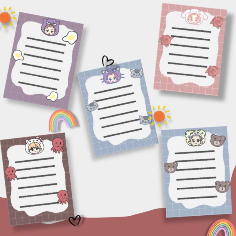

MEMOPAD NCT | MEMOPAD NCT x SANRIO | MEMOPAD LUCU | BUKU SAKU