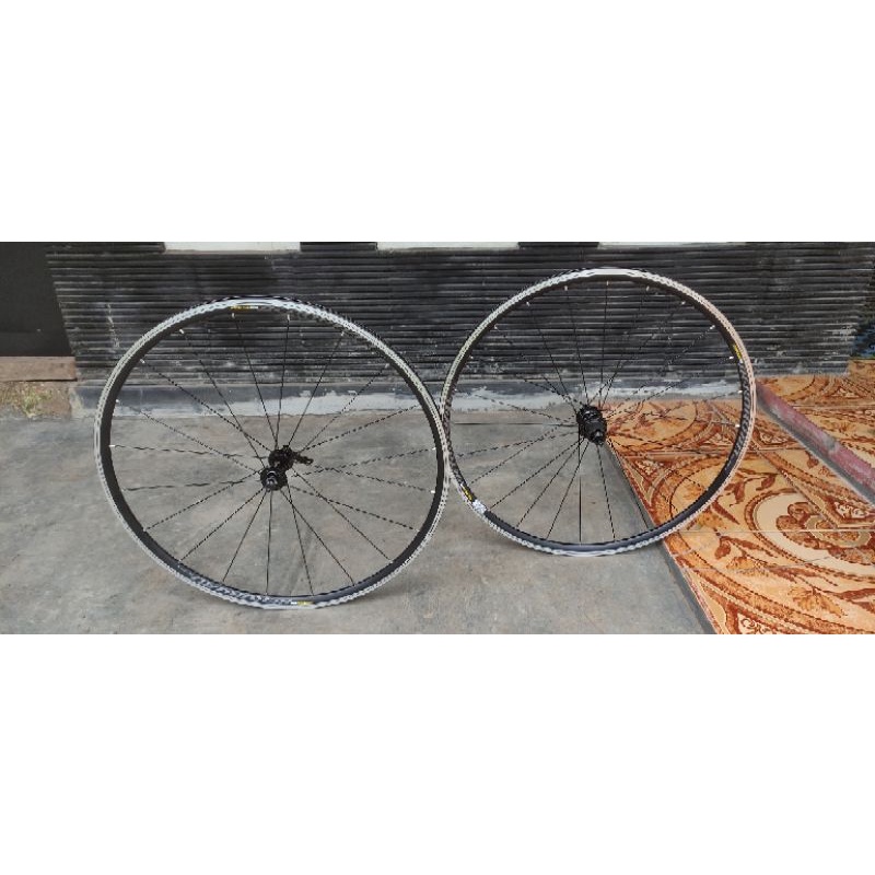 WHEELSET BALAP 700C HUB SYTE 20-24H BEARING LONCER RIMS STRUMMER AEROROAD LOW PRO 10 SPEED VELG RIMS