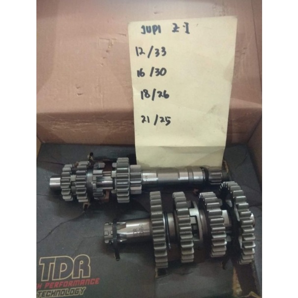 rasio gigi rasio yamaha jupiter z 1 merk tdr