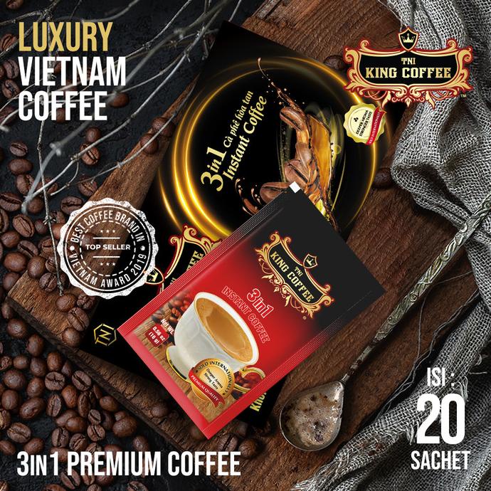 

[BISA COD] Kopi Vietnam Trung Nguyen TNI King Coffee 3in1 - 20 sachet
