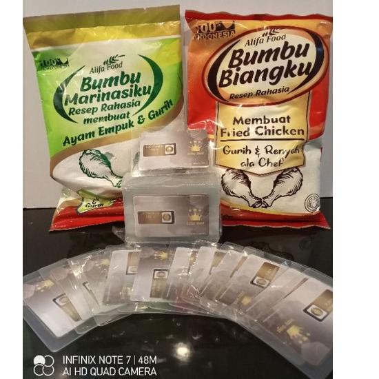 

[C-5U ♥] BUMBU FRIEDCHICKEN,BUMBU BIANG & MARINASI,Alifa food,ALIFA FRIEDCHICKEN,BUMBU CRISPY,TEPUNG CRISPY-premium