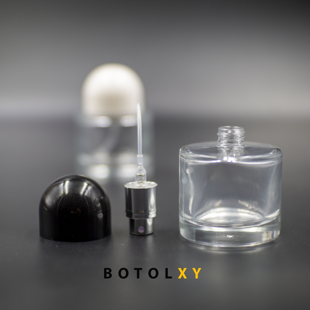 Botol Parfum 30ml Spray Kaca Tebal Refill Isi Ulang Minyak Wangi - BYR
