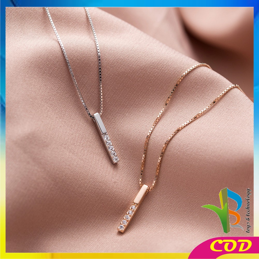 RB-K60 Kalung Bandul Mutiara Korea Style Perhiasan Kalung Titanium Gaya Korea Kalung Berlian Anti Karat Gift Aksesoris Wanita