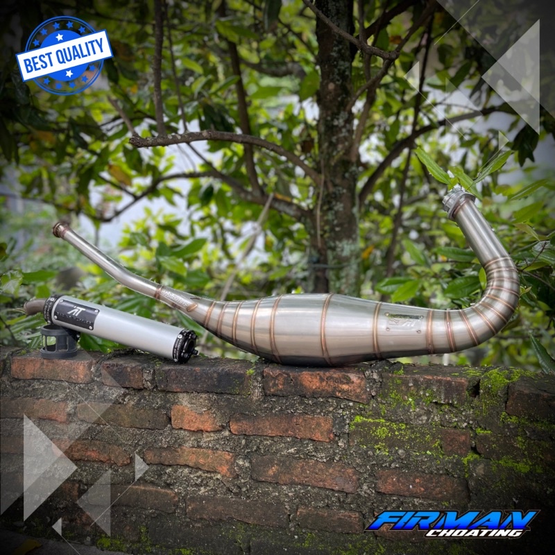 KNALPOT NINJA R RR STENLIS STAINLESS MODEL X1 ORIGINAL AITECH