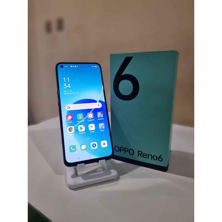 Oppo Reno 6 8/128gb Fullset Like New second
