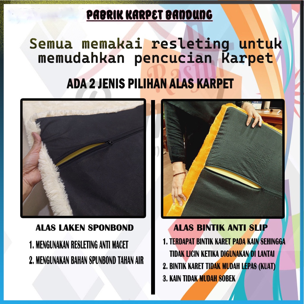 Sajadah Super ANTI RONTOK &amp; TEBAL Ukuran 115cm x 65cm Tebal Busa Royal Bulu Premium Sejadah Murah Tebal Empuk