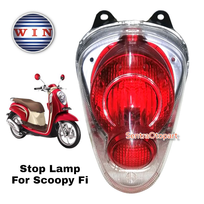 Stop lamp assy lampu stop scoopy fi injeksi old win